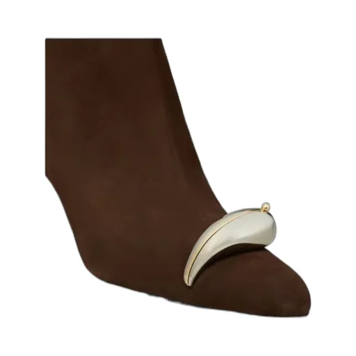 Tory Burch Pierced Heeled Ankle Boots
