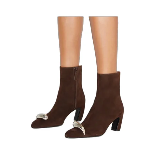 Tory Burch Pierced Heeled Ankle Boots