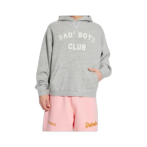 Dsquared2 Long Sleeve Logo Embroidered Hoodie