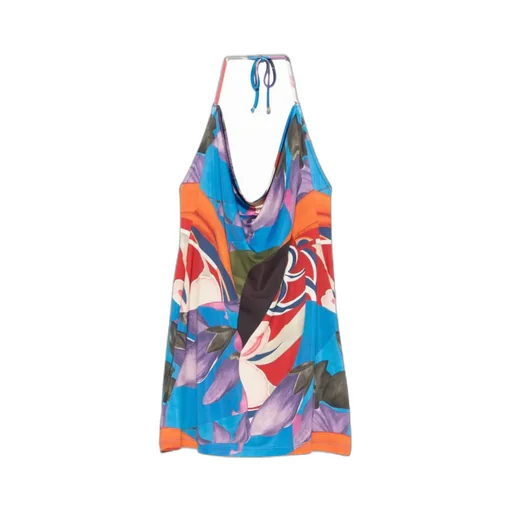 Floral-Print Mini Dress