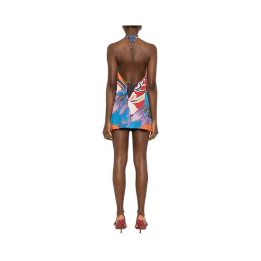 Floral-Print Mini Dress