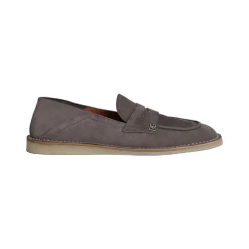 Dolce & Gabbana Logo Plaque Loafers
