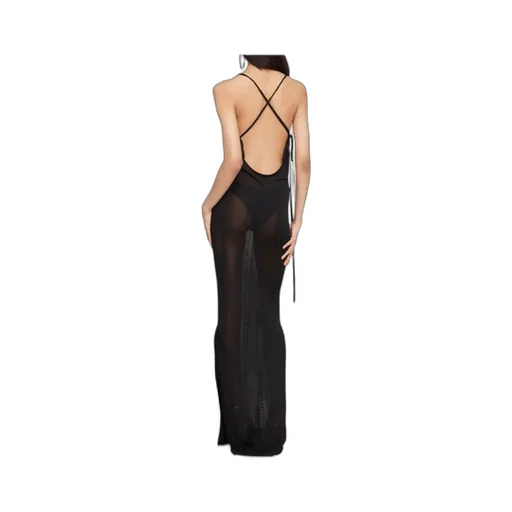 Guayabera Knitted Maxi Dress