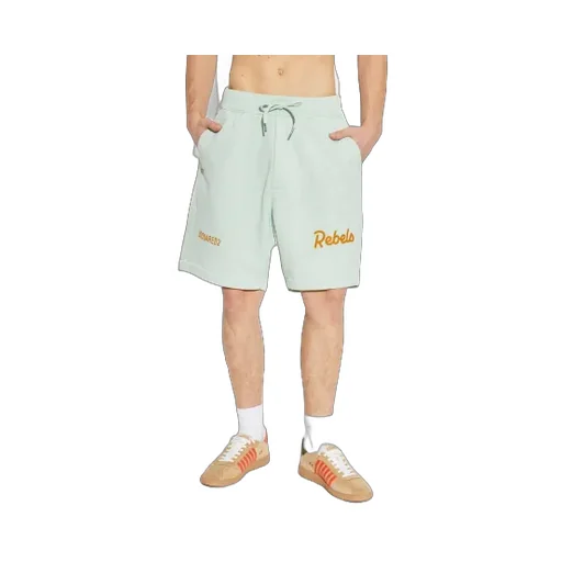 Dsquared2 Logo Embroidered Drawstring Shorts
