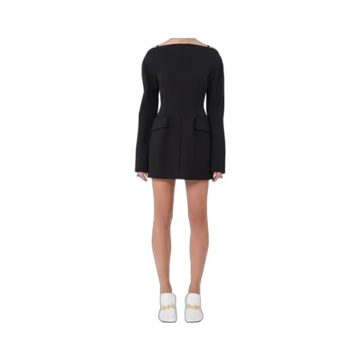 Short Fitted Crepe Dress