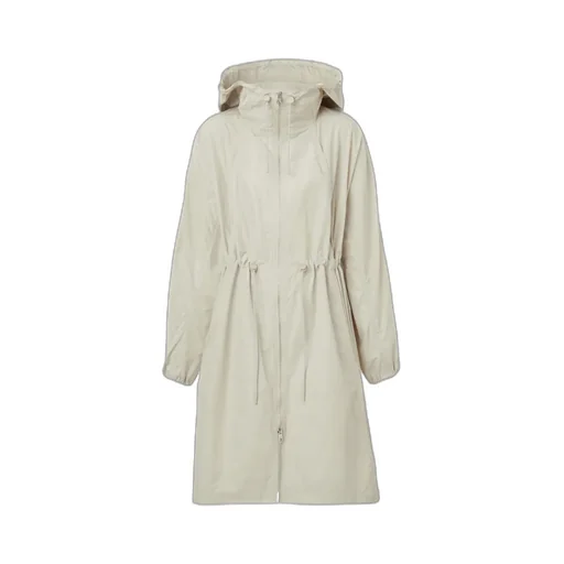 Logo Details Hooded Coat