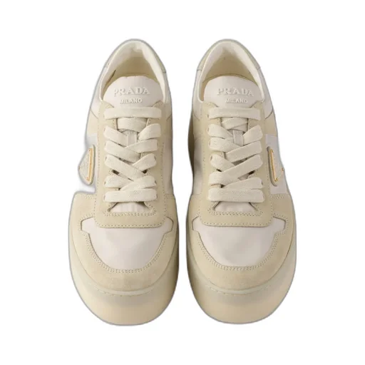 Downtown Bold Re-Nylon And Suede Sneakers