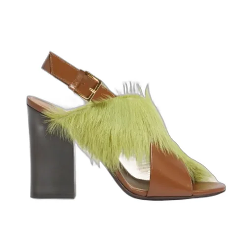 Marni Block-Heeled Slingback Sandals