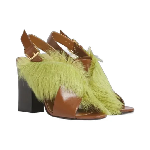 Marni Block-Heeled Slingback Sandals