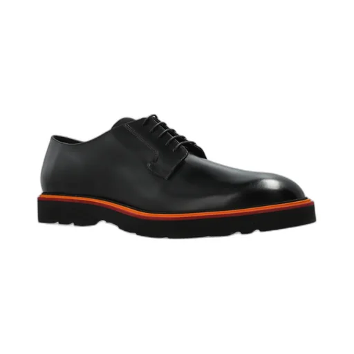 Paul Smith Almond-Toe Lace-Up Derby Shoes