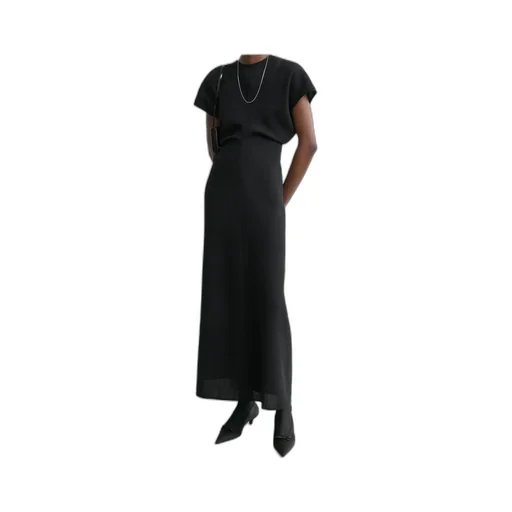 TotÊMe Slouched-Waist Crewneck Dress