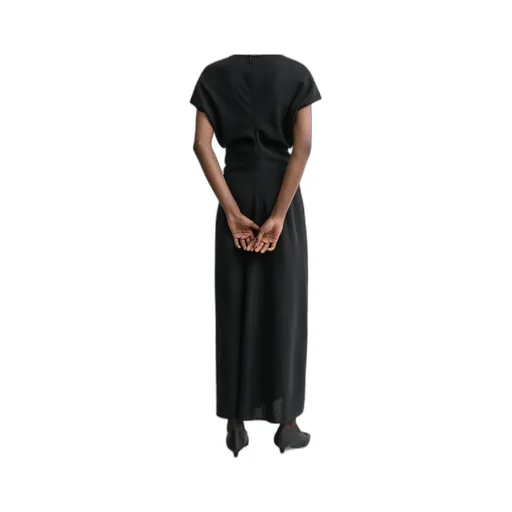 TotÊMe Slouched-Waist Crewneck Dress