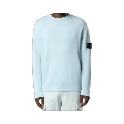Stone Island Logo Patch Crewneck Sweatshirt