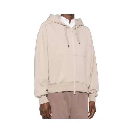 Brunello Cucinelli Drawstring Zipped Hoodie