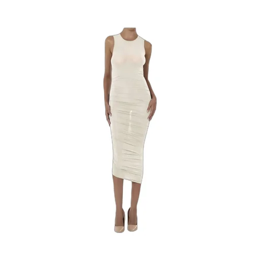 Drape Midi Dress