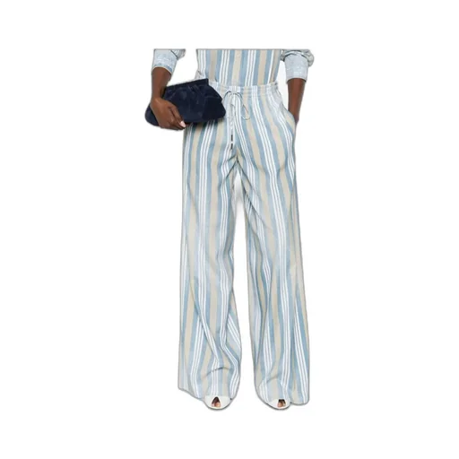 Striped Drawstring Trousers