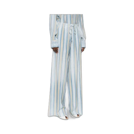 Striped Drawstring Trousers