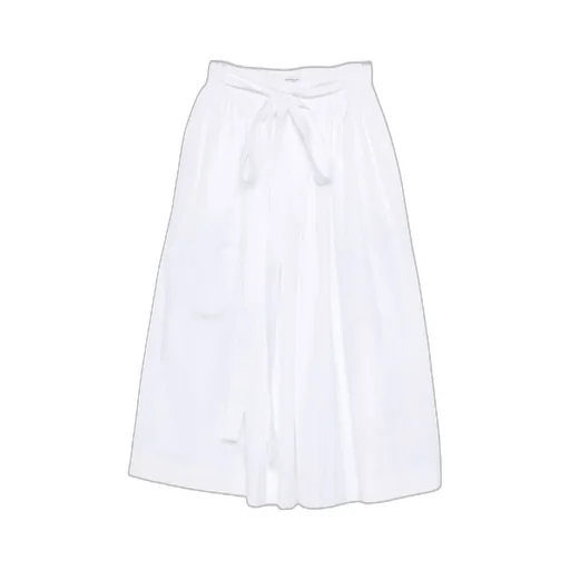 Tie-Waist Midi Skirt