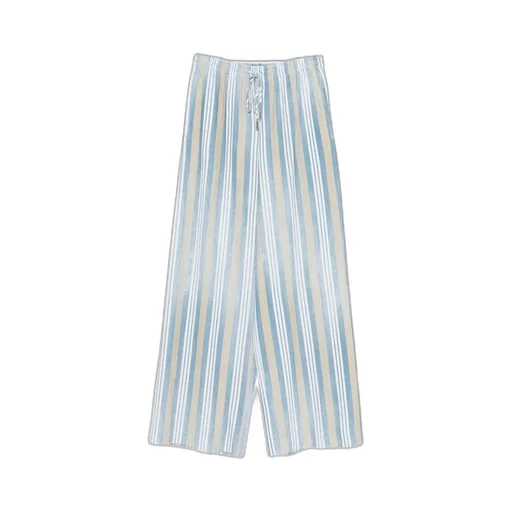 Striped Drawstring Trousers