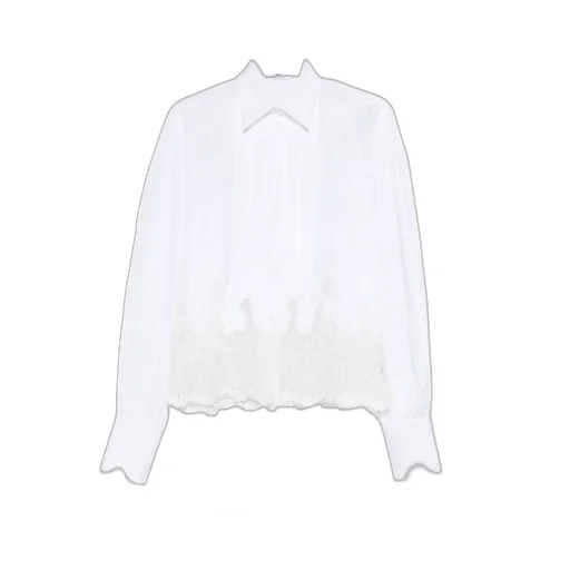 Ermanno Scervino Long Sleeved Lace Shirt