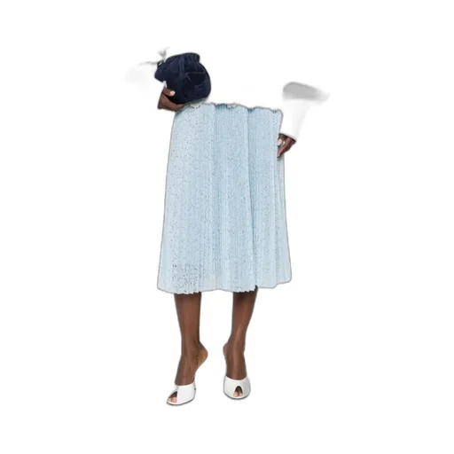Pleated Midi Skirt