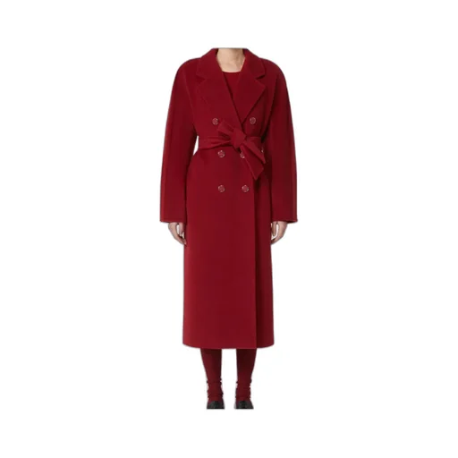 Wool And Cashmere Long-Sleeved Coat