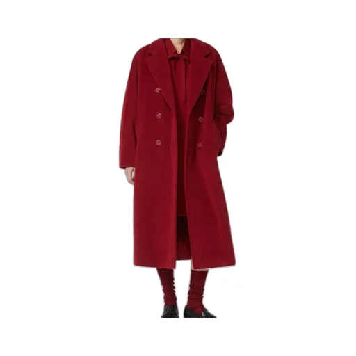Wool And Cashmere Long-Sleeved Coat