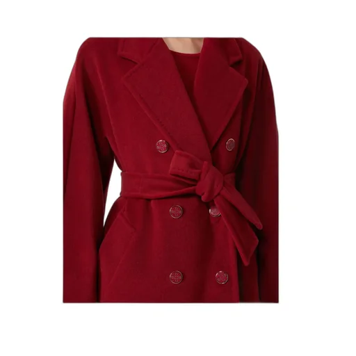 Wool And Cashmere Long-Sleeved Coat