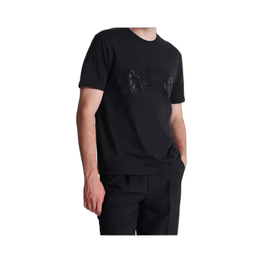 Balmain Embroidered Crystal Spray Effect T-Shirt