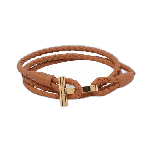 Tom Ford T Plaque Braided Bracelet