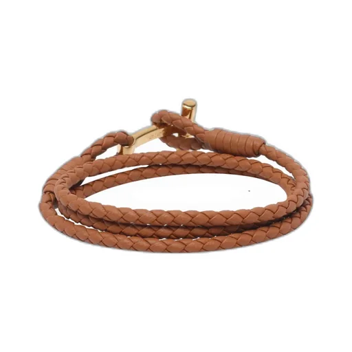 Tom Ford T Plaque Braided Bracelet