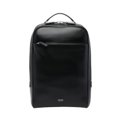 Tom Ford Logo Printed Zipped Backpack