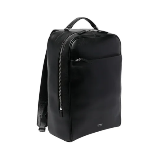 Tom Ford Logo Printed Zipped Backpack