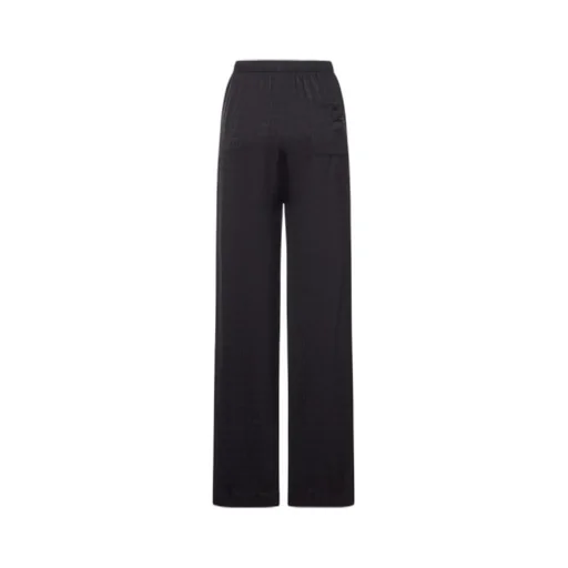 Monogrammed Straight-Leg Pants