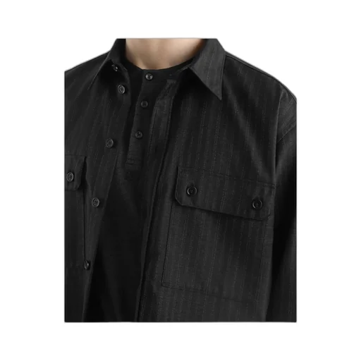 Long-Sleeved Wool Shirt