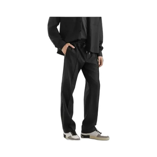 Striped Wool Sweatpants