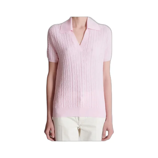 Balmain Monogram Knit Polo Jumper