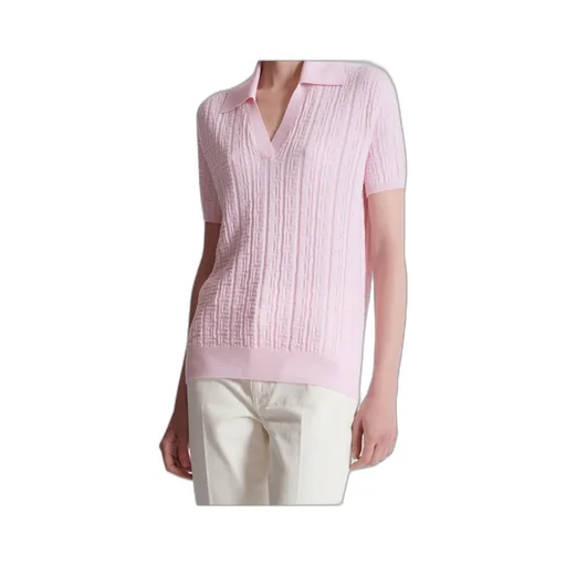 Balmain Monogram Knit Polo Jumper