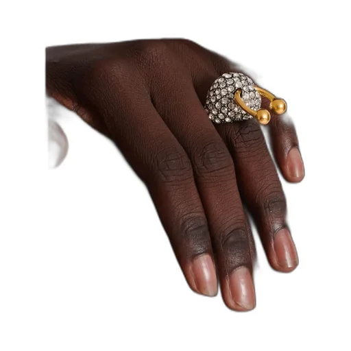 Balmain Piercing Embellished Ring