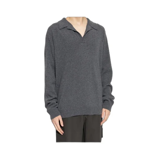 Balmain Collared Knit Long-Sleeve Sweater