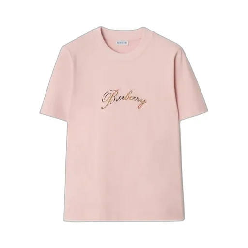 Cursive Logo Cotton T-Shirt