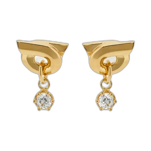 Gancini Earrings With Pendant