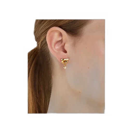Gancini Earrings With Pendant