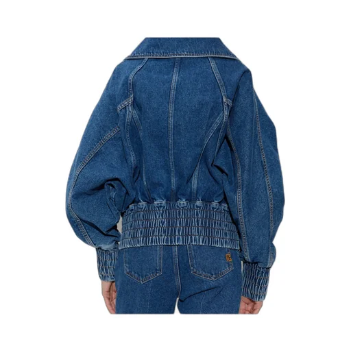 Balmain Zip-Up Denim Jacket