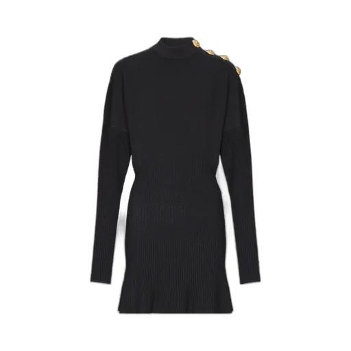 Short Flared Knit Dress