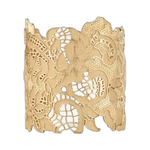 Jimmy Choo Lace Cut-Out Cuff Bracelet