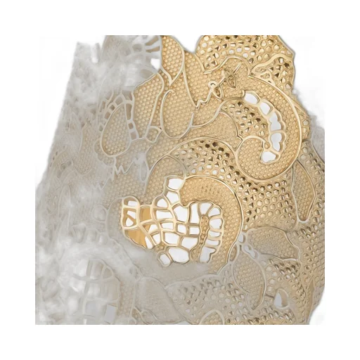 Jimmy Choo Lace Cut-Out Cuff Bracelet