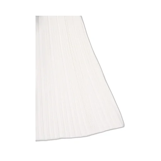 Balmain Elasticated Waistband Pleated Maxi Knit Skirt