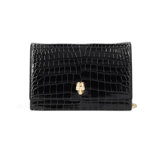 Alexander Mcqueen Small Skull Embossed Shoulder Bag
