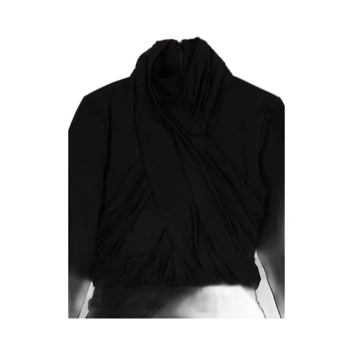Balmain Pleated Jersey Midi Dress